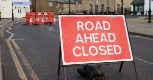 Road Ahead Closed
