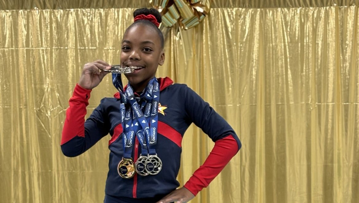 Talented Brampton gymnast