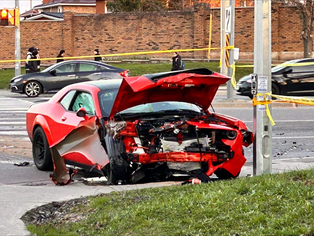 Brampton Collision at Dawn