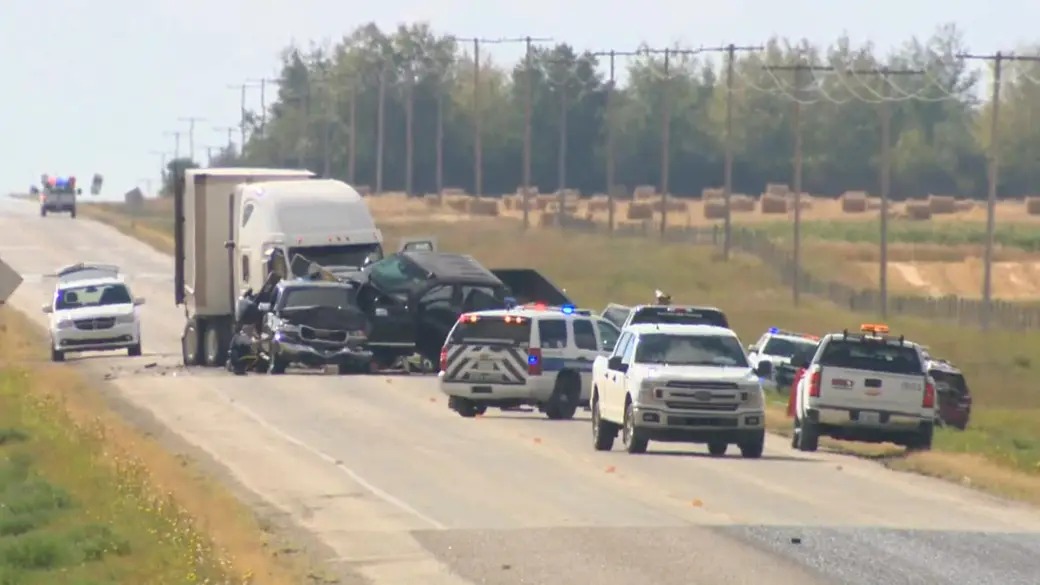 Saskatchewan Highway Rollover