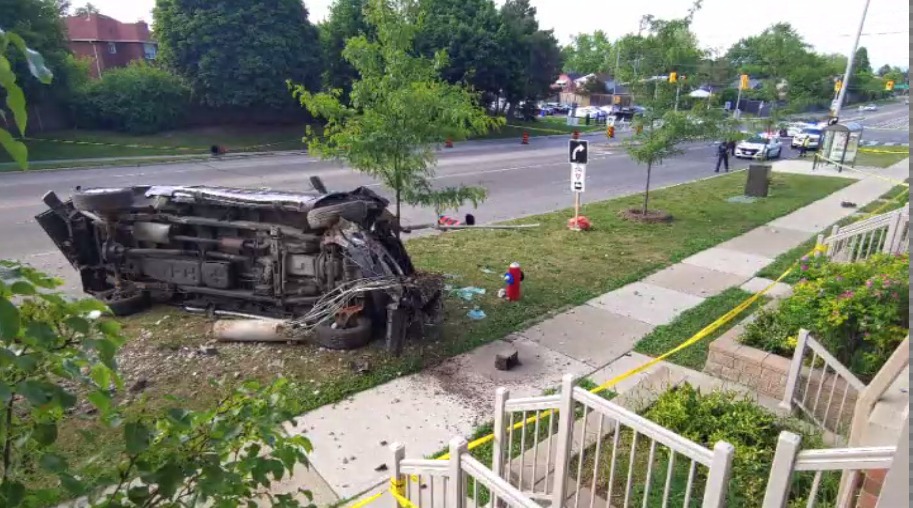 Serious Crash North of Brampton Sends Driver to Hospital by Air Ambulance